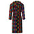 Women's Hooded Dressing Gown back - Patchwork | Bown of London